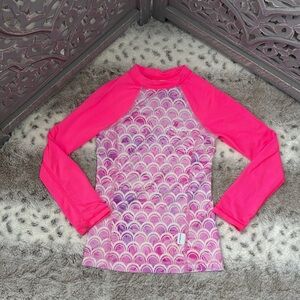 O’Rageous mermaid rashguard girls XXSmall beach pool party tropical island girl